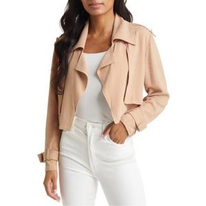 VICI Woven Moto Crop Jacket